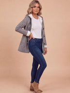 Women’s Hooded Toggle Front Coat