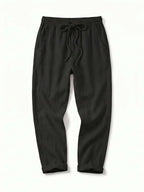 Women’s Drawstring Cuffed Tapered Trousers