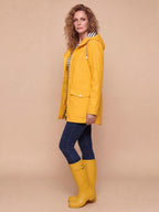Women’s Hooded Rain Jacket with Utility Pockets