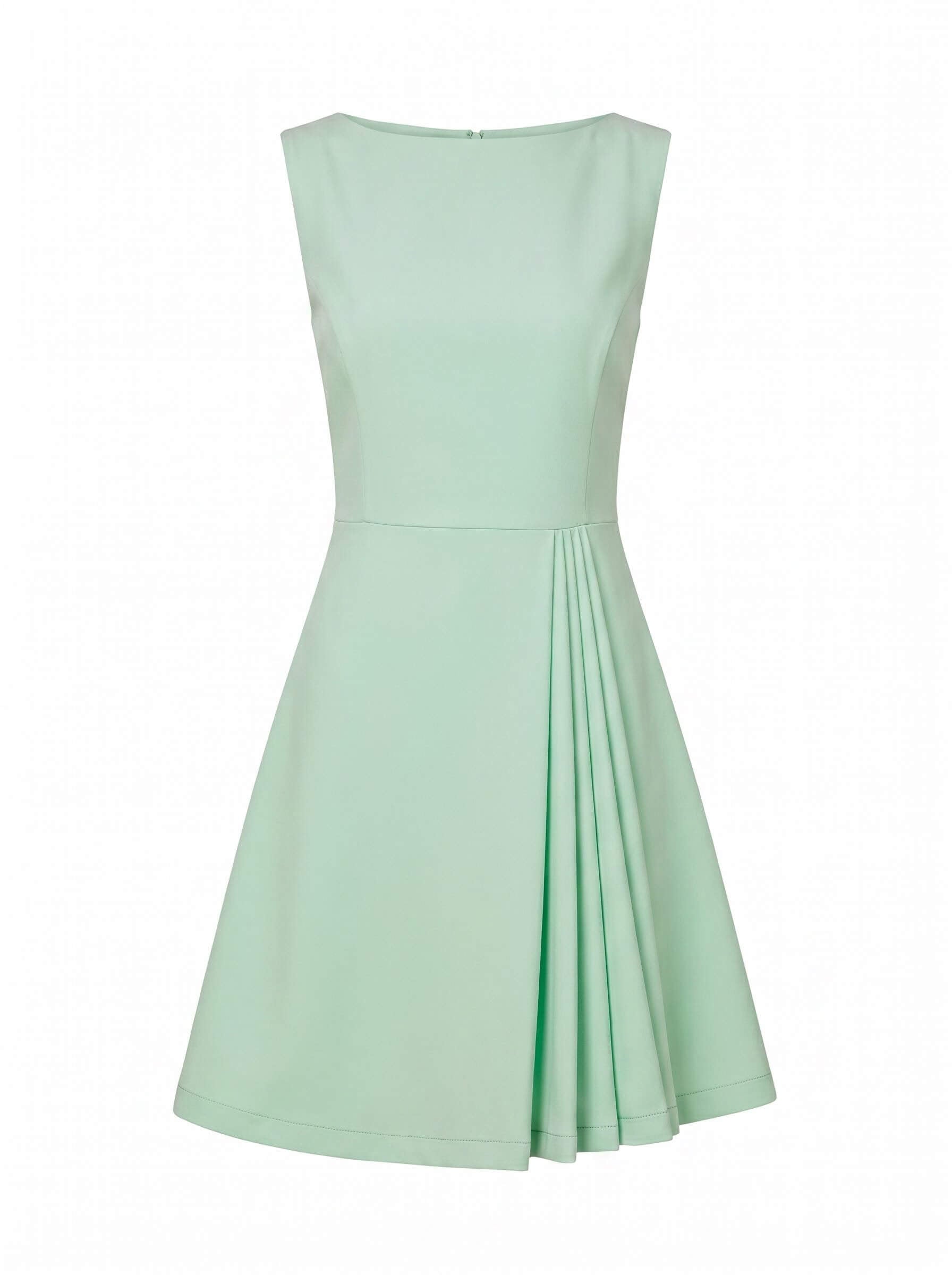 Women’s Pleated A-Line Mini Dress – Elegant & Effortless Style