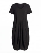 Women’s Casual A-Line Dress with Pockets – Effortless Everyday Comfort