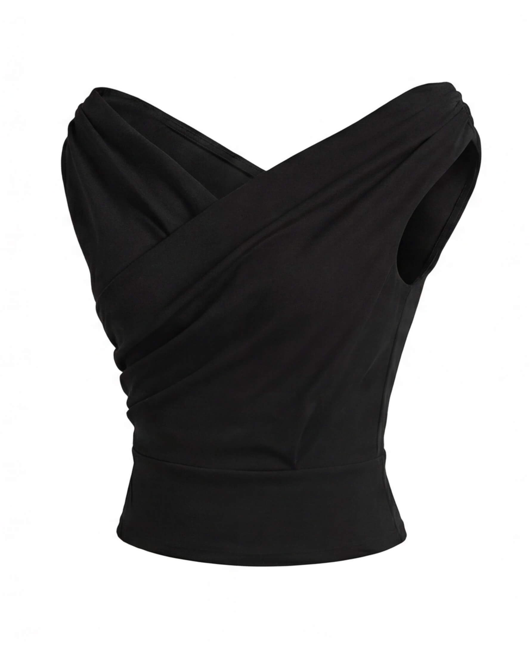 Women’s Cross-Front Sleeveless Top