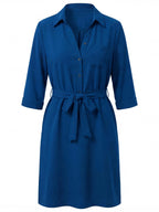 Women’s Dress – Casual Day-to-Evening Shirt Dress