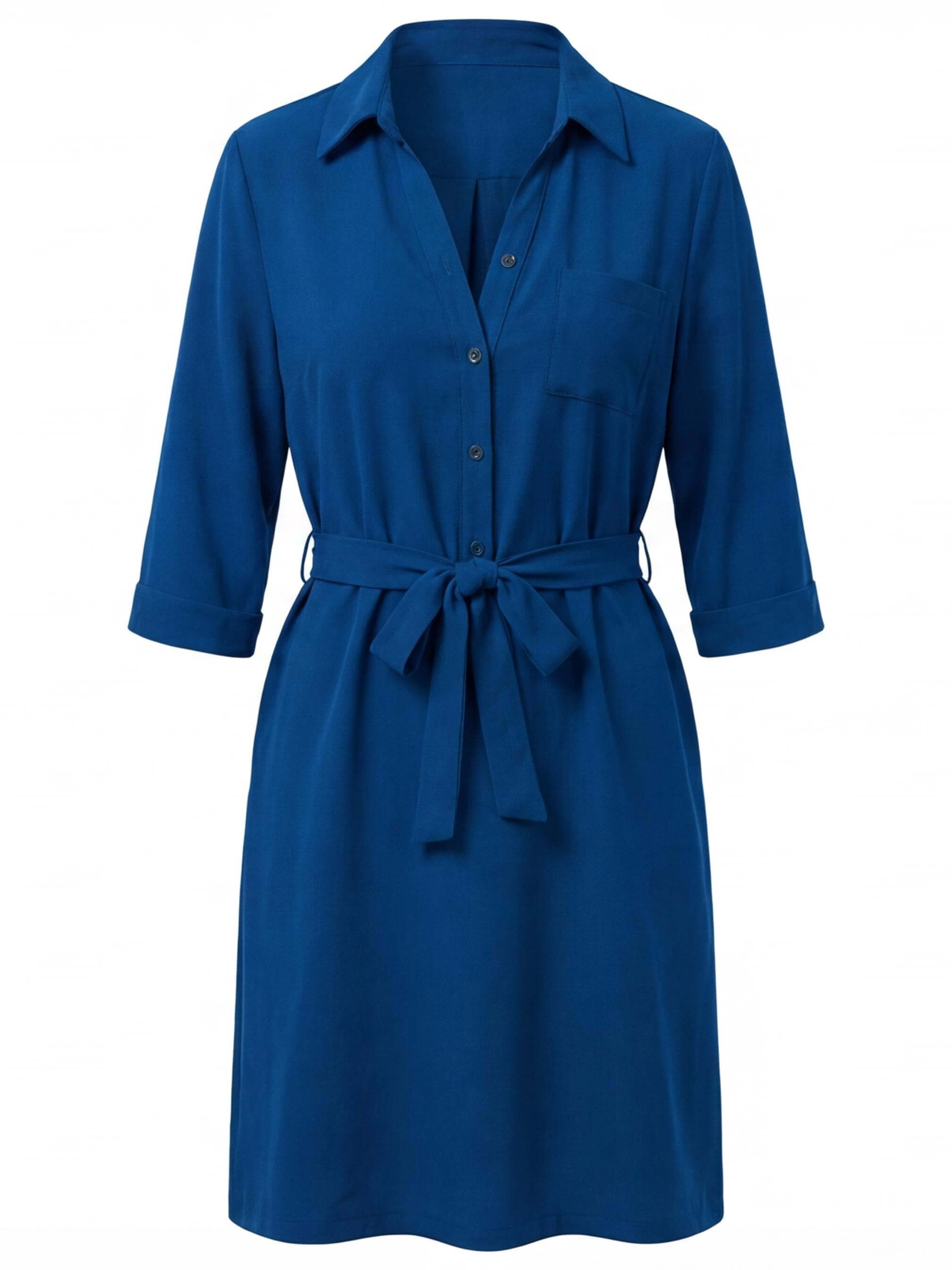 Women’s Dress – Casual Day-to-Evening Shirt Dress