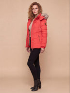 Women’s Hooded Fur-Trim Quilted Puffer Jacket