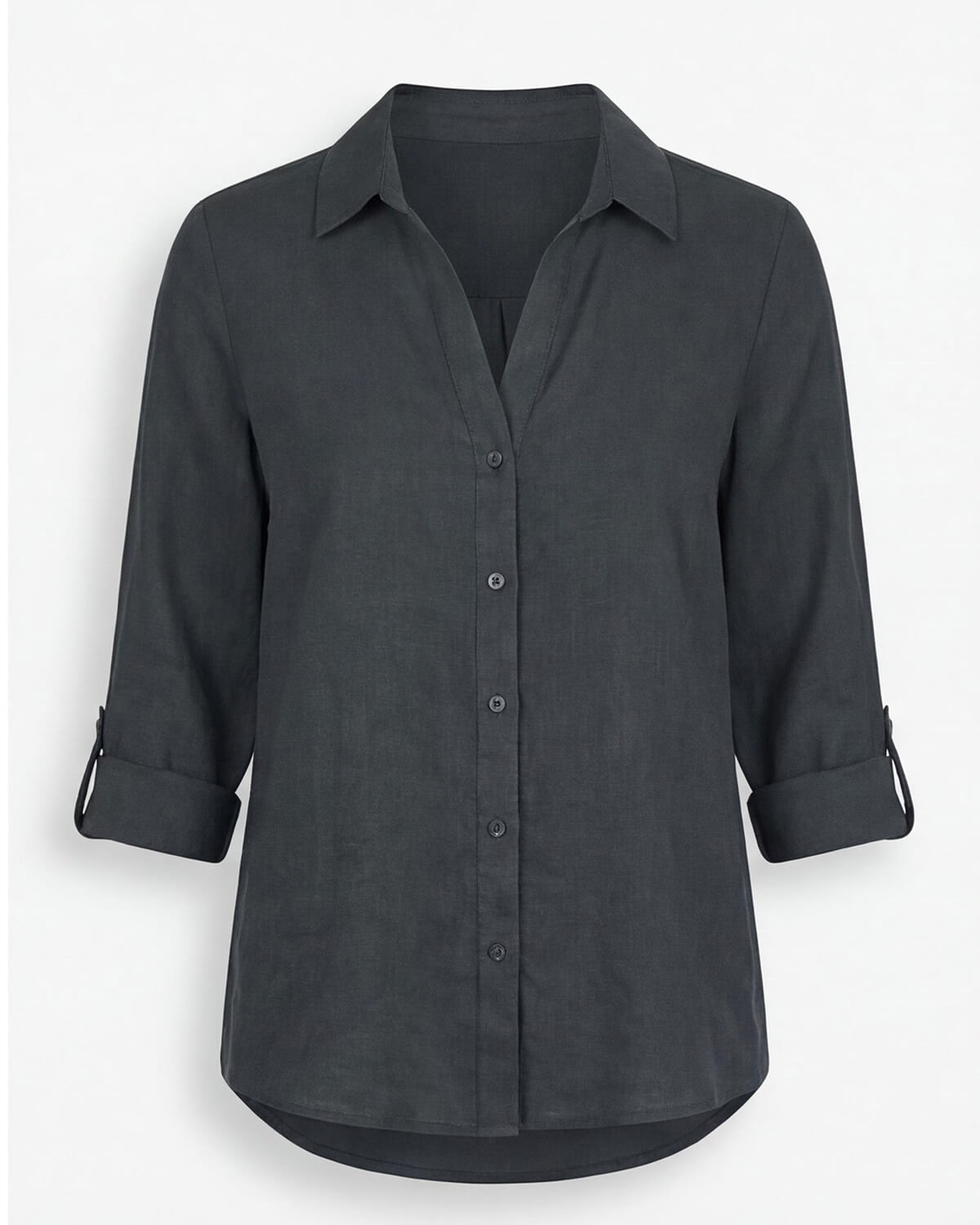 Women’s Breathable Floral Button-Down Blouse