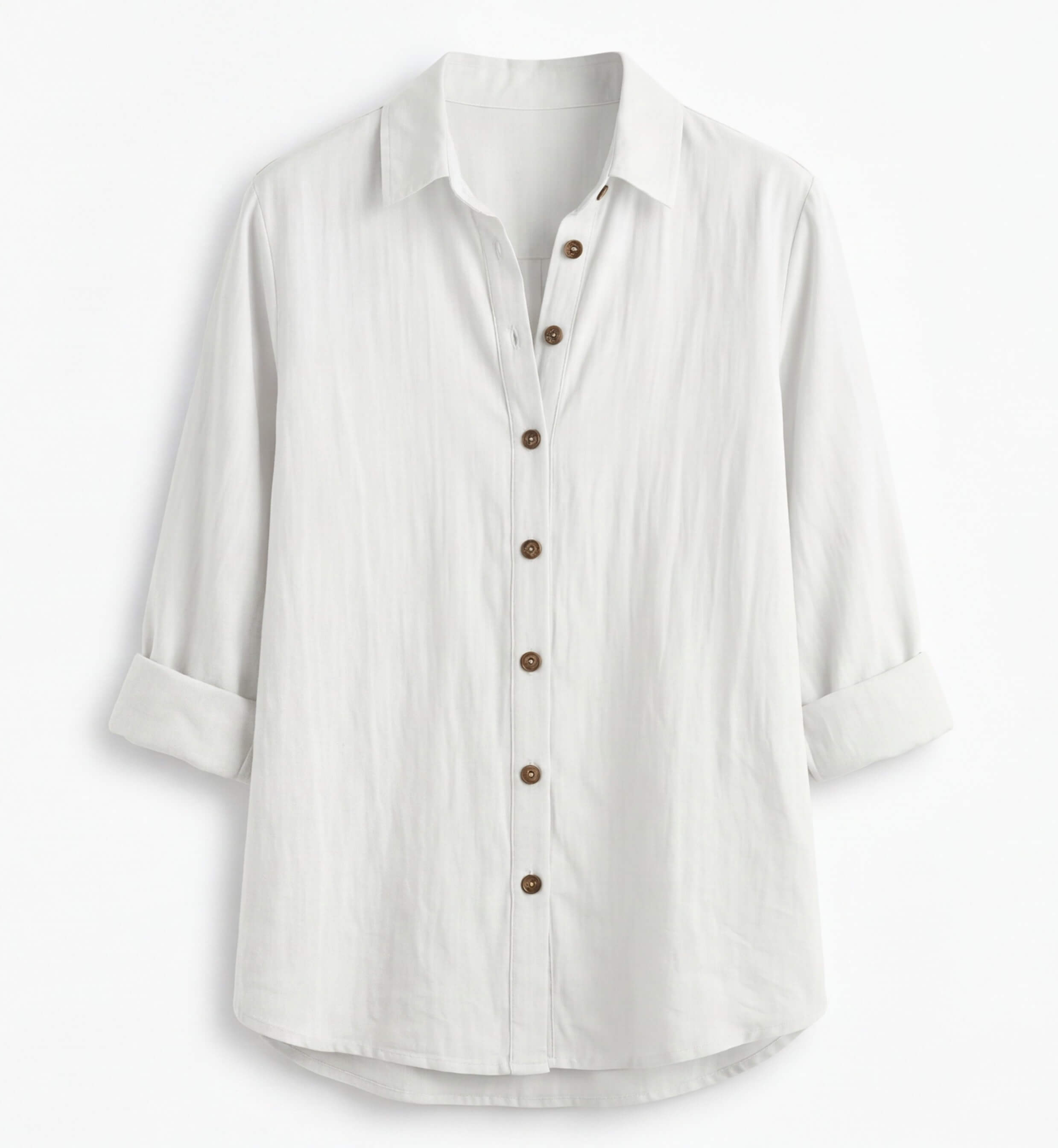 Women’s Top – Lightweight Long-Sleeve Relaxed Blouse