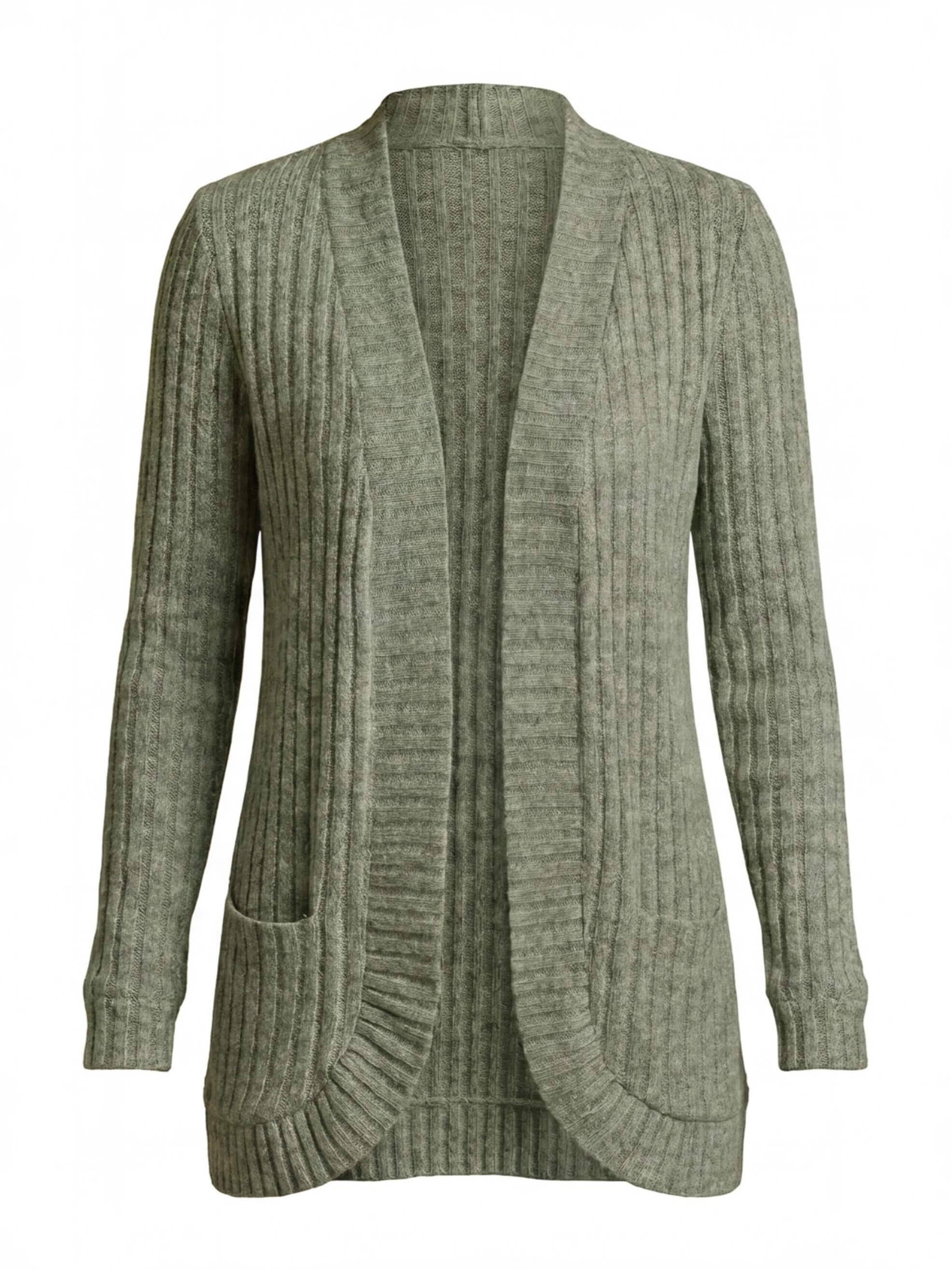 Women’s Ribbed Knit Cardigan – Elegant Everyday Layer & Timeless Comfort