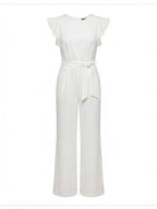 Women’s Wide-Leg Jumpsuit with Bow-Tie Waist
