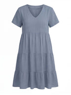 V-Neck Summer Dress – Light, Feminine & Effortless