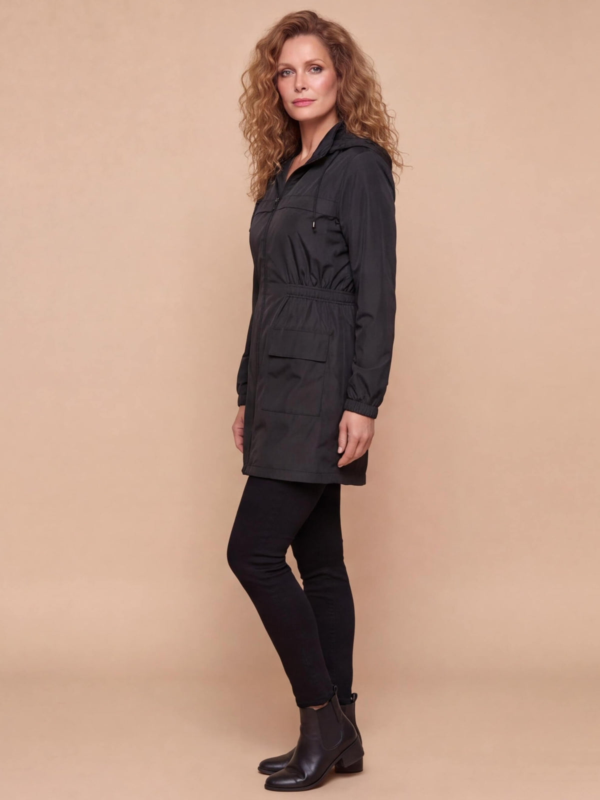 Women’s Hooded Lightweight Utility Jacket