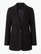 Women’s Jacket – Classic Lapel Long Sleeve Blazer