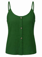 Women’s Button Front Textured Cami Top