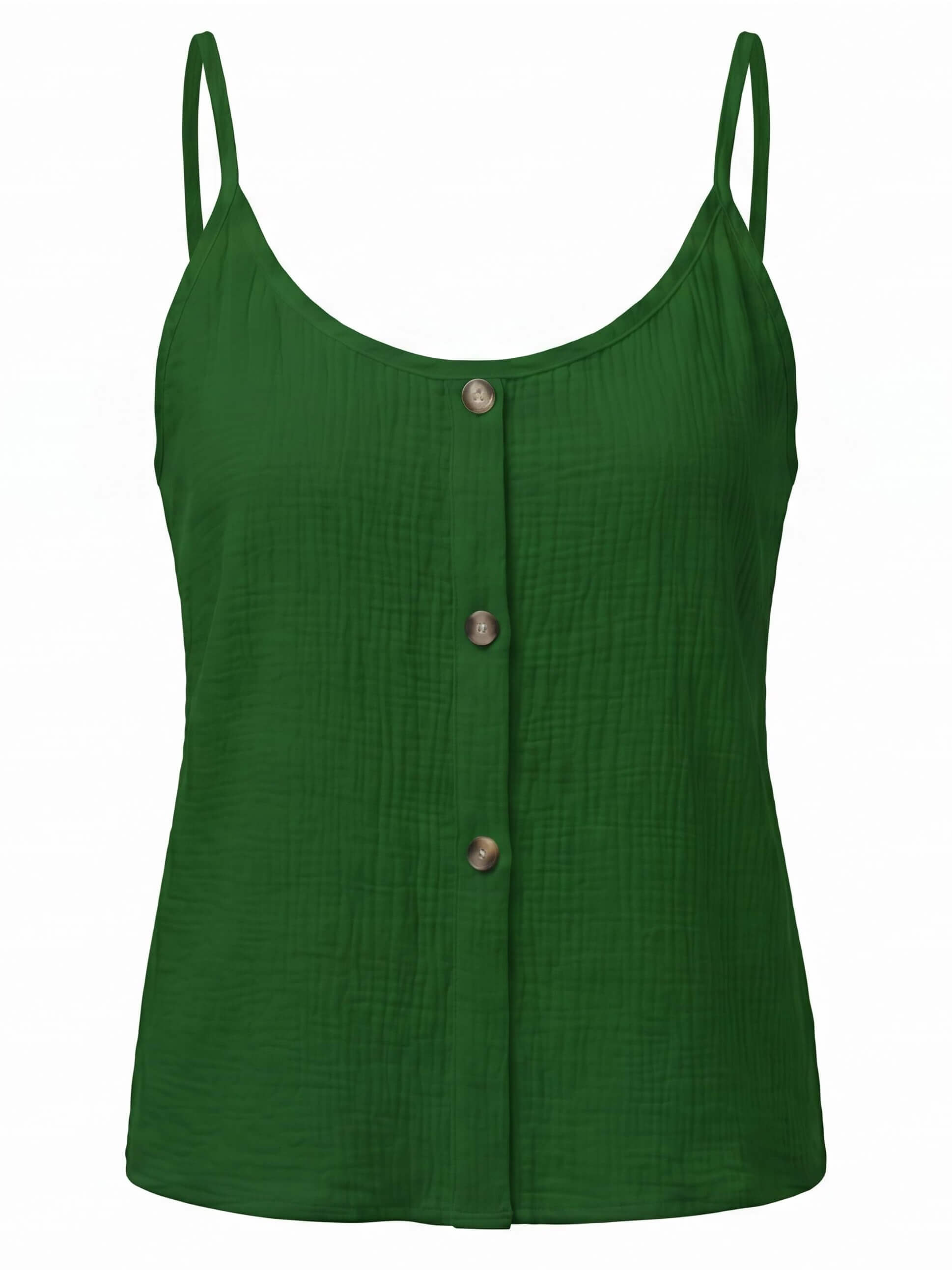 Women’s Button Front Textured Cami Top