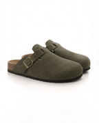 Women’s Flat Clogs- Buckle-Strap
