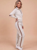 Women’s Quarter-Zip Knit Lounge Set