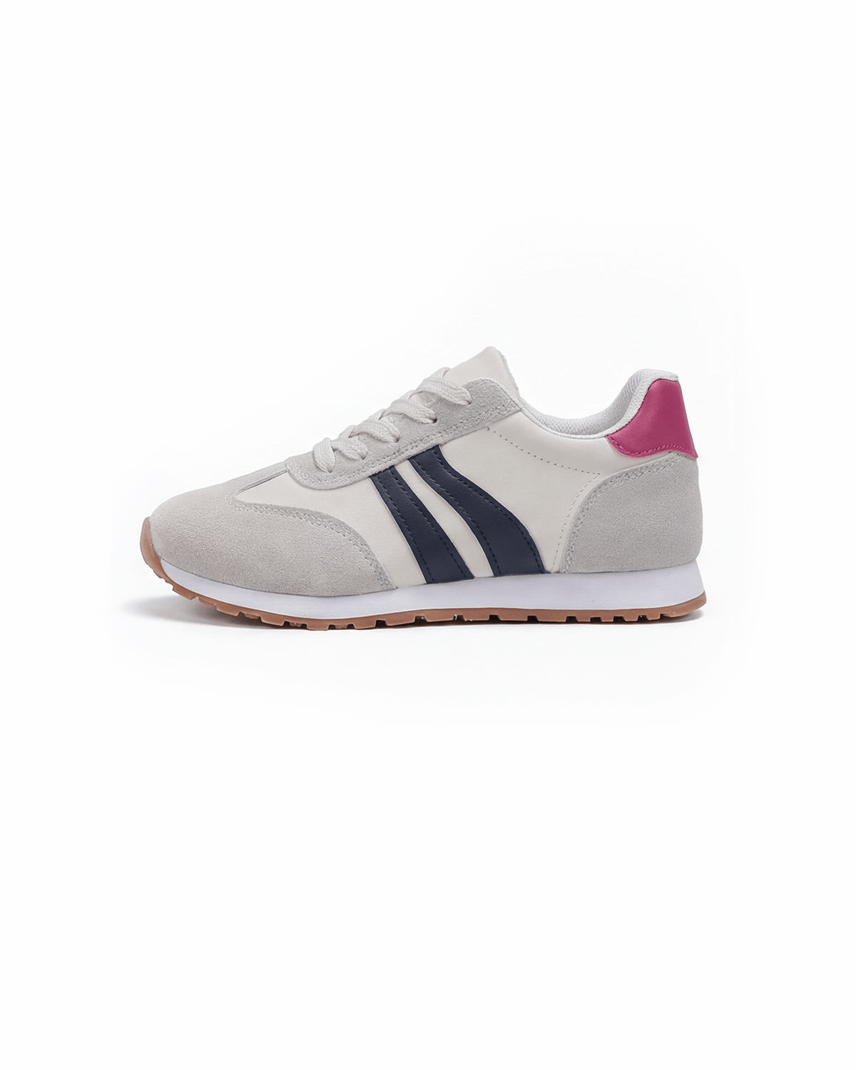 Women’s Low-Top Sneakers- Retro Stripe