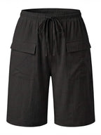 Women’s Drawstring Cargo Bermuda Shorts