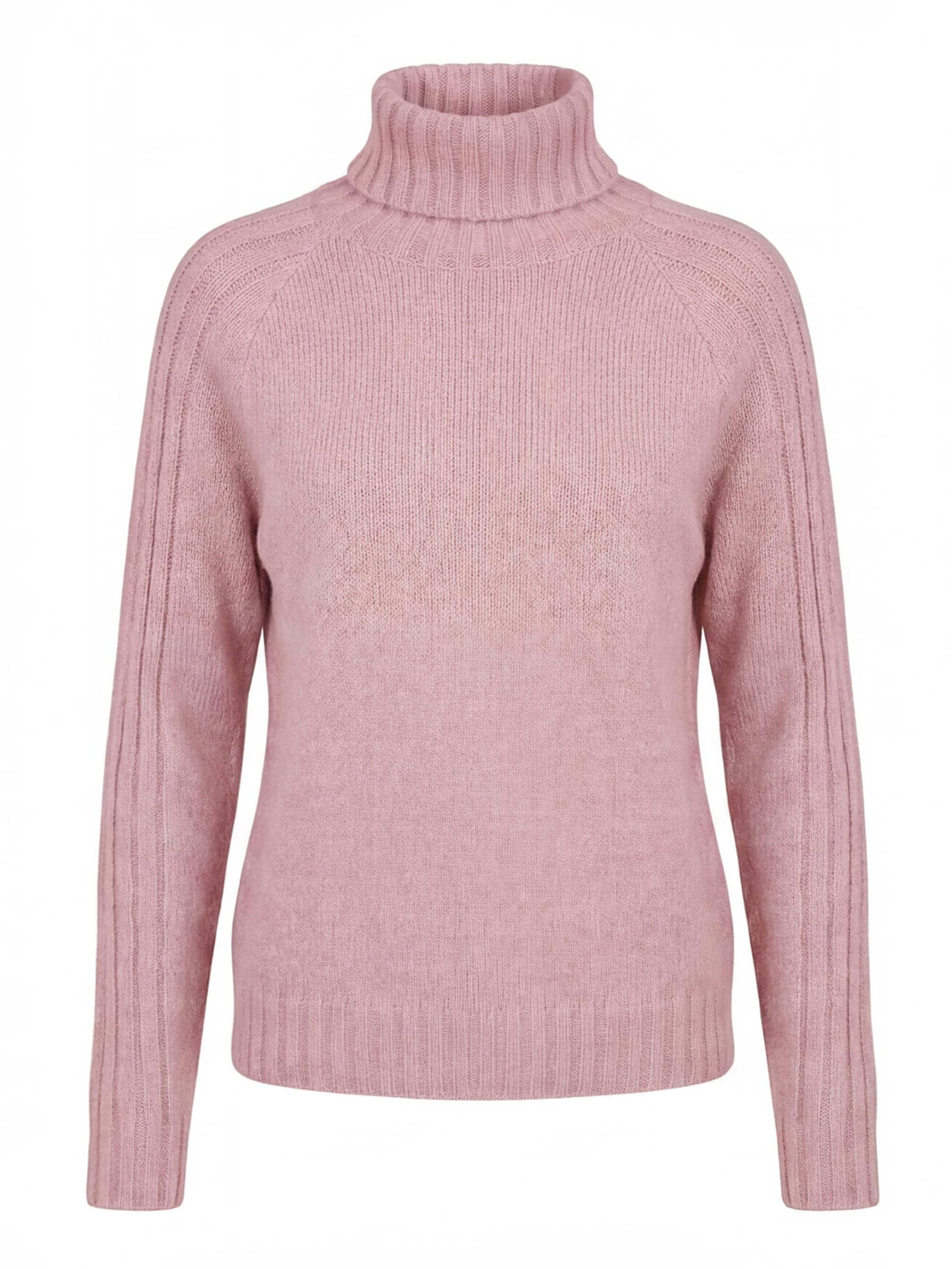 Women’s High-Neck Knit Sweater – Soft Texture & Elegant Everyday Fit