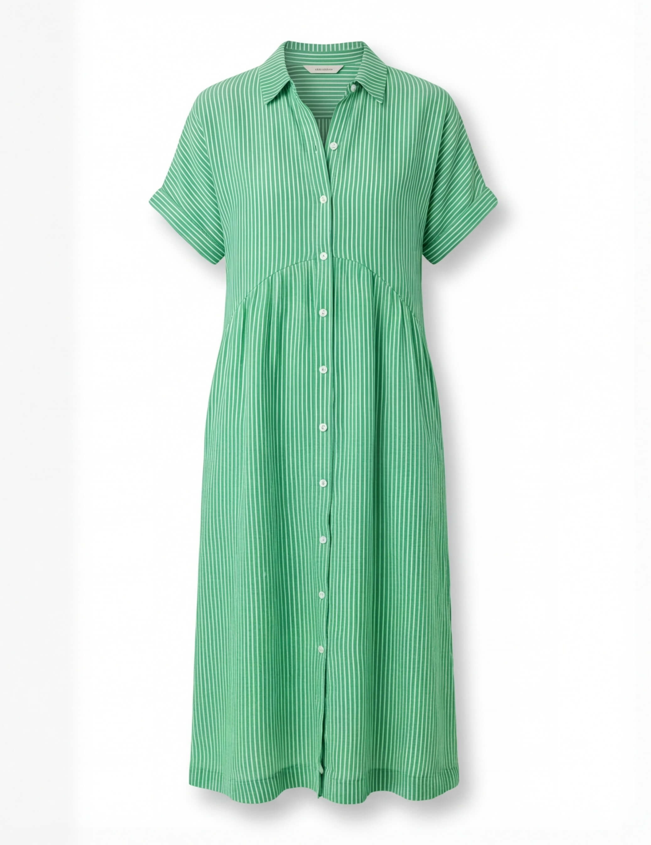 Women’s Comfortable Pleated Midi Dress – Relaxed Elegant Fit