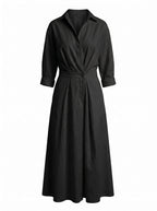 Women’s Tailored Shirt Dress – Flowing Silhouette & Timeless Elegance