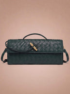 Women’s Woven Handle Shoulder Bag