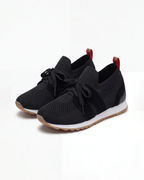 Women’s Casual Sneakers- Knit Lace-Up