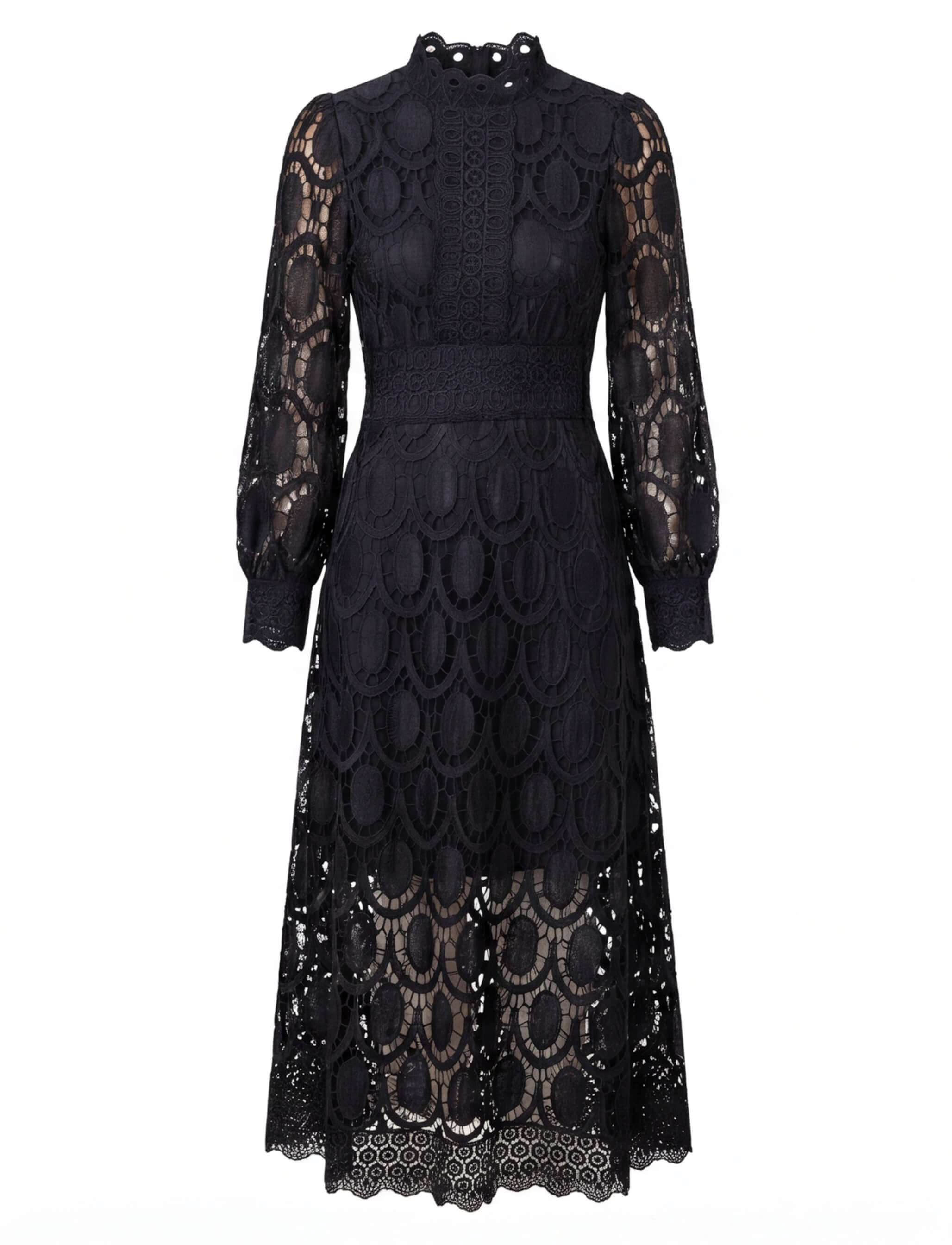 Women’s Elegant Lace Midi Dress – Grace in Lace