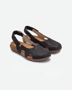 Women’s Flat Sandals- Slingback Cutout
