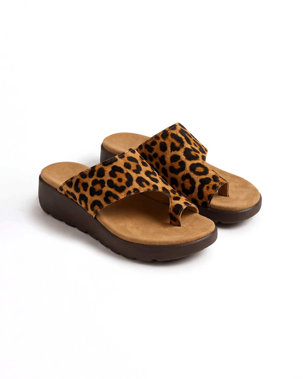 Women’s Platform Slide Sandals- Toe-Loop