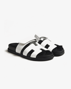 Women’s Wide Strap Padded Cutout Slide Sandals
