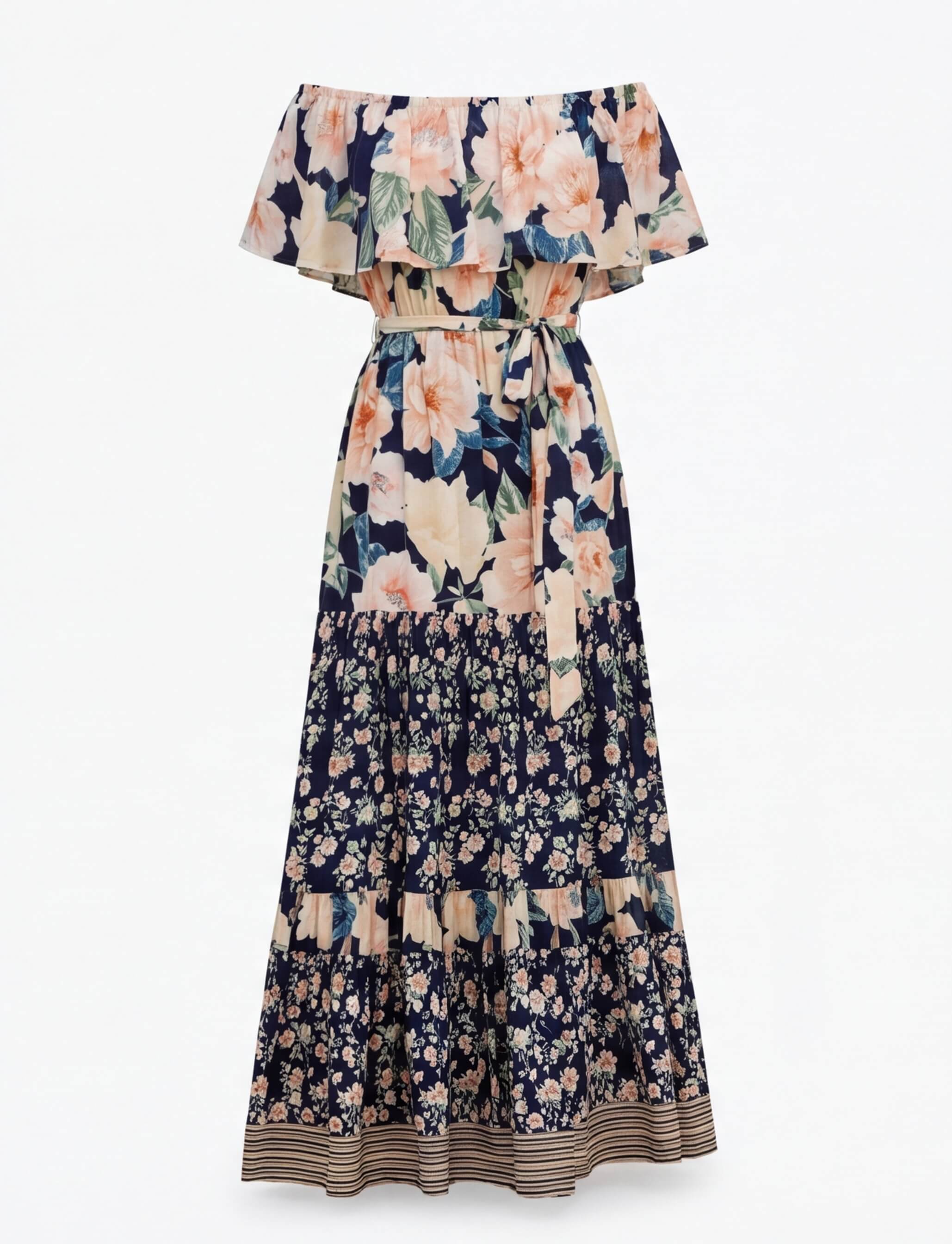 Women’s Off-Shoulder Floral Maxi Dress