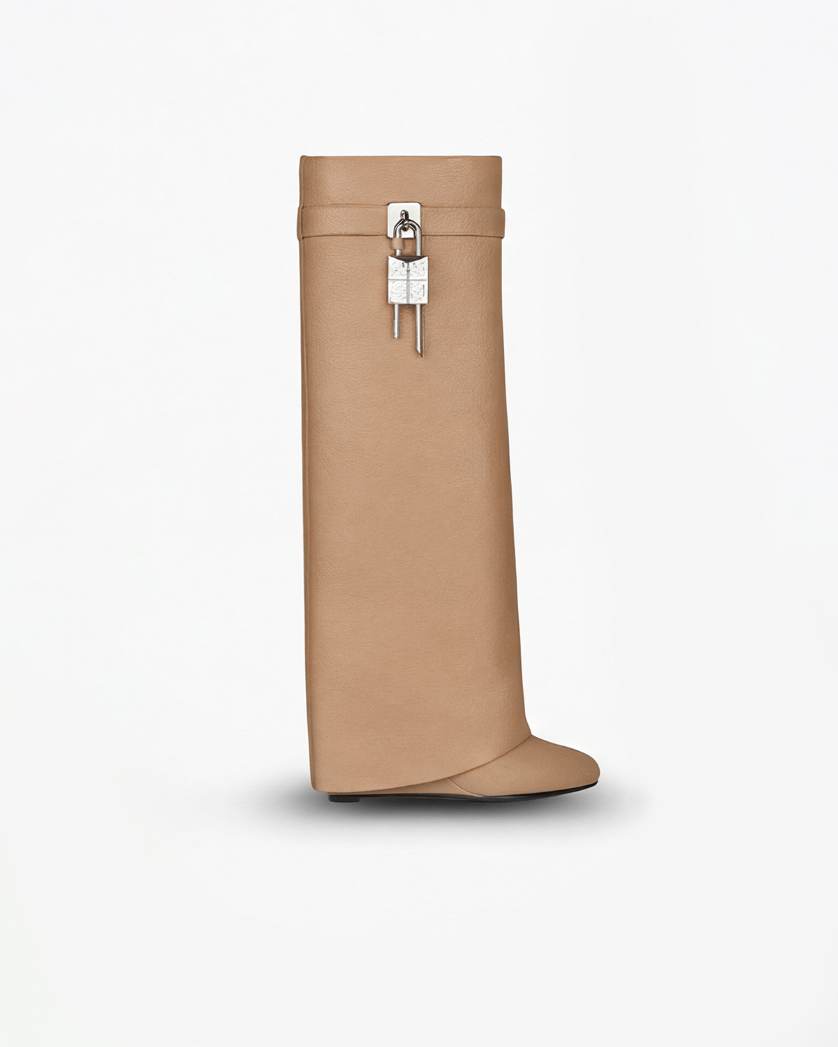 Women’s Decorative Zip Hardware Knee-High Boots