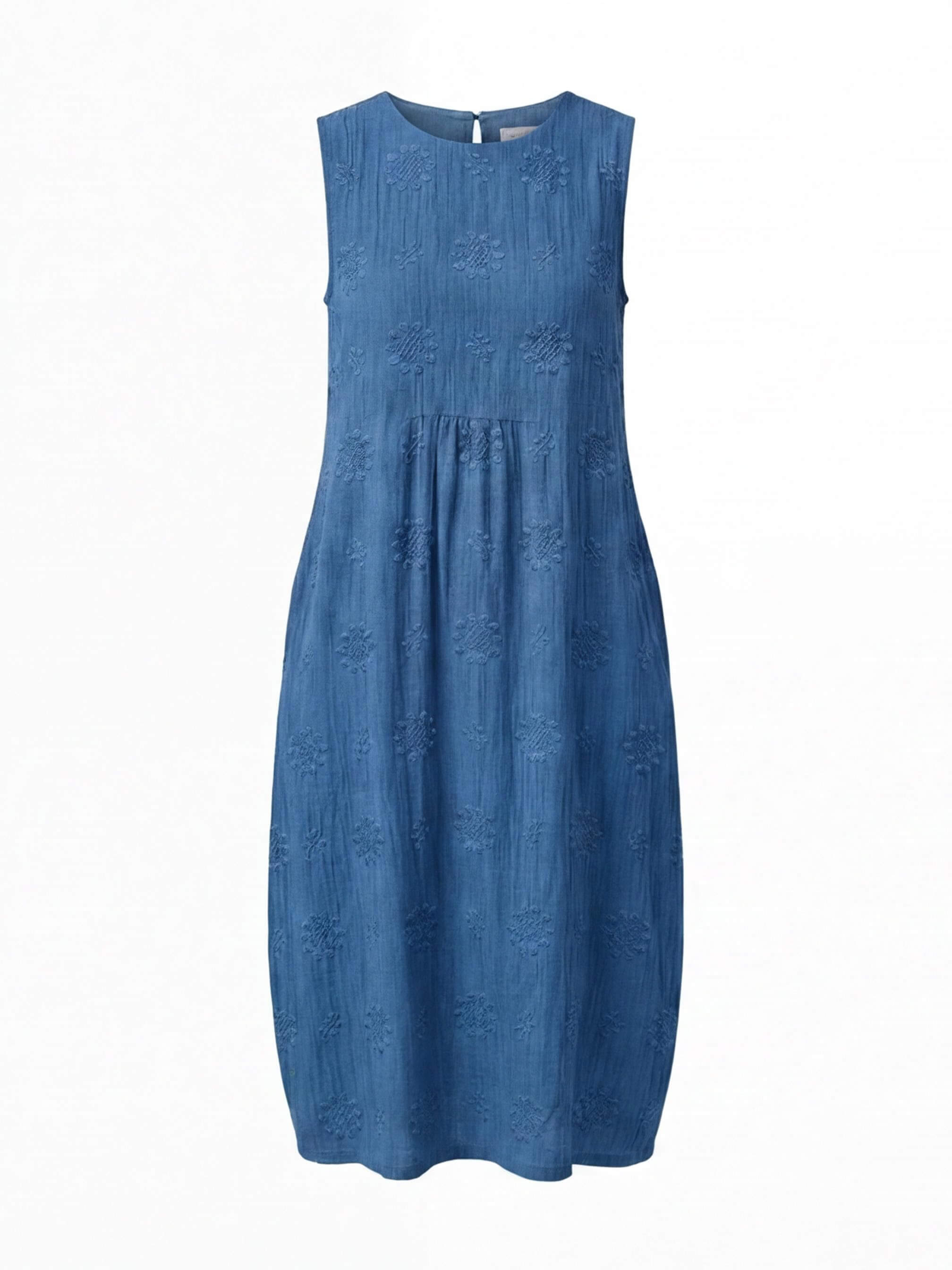 Women’s Dress – Embroidered Sleeveless Midi Dress