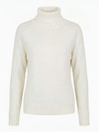 Women’s High-Neck Knit Sweater – Soft Texture & Elegant Everyday Fit