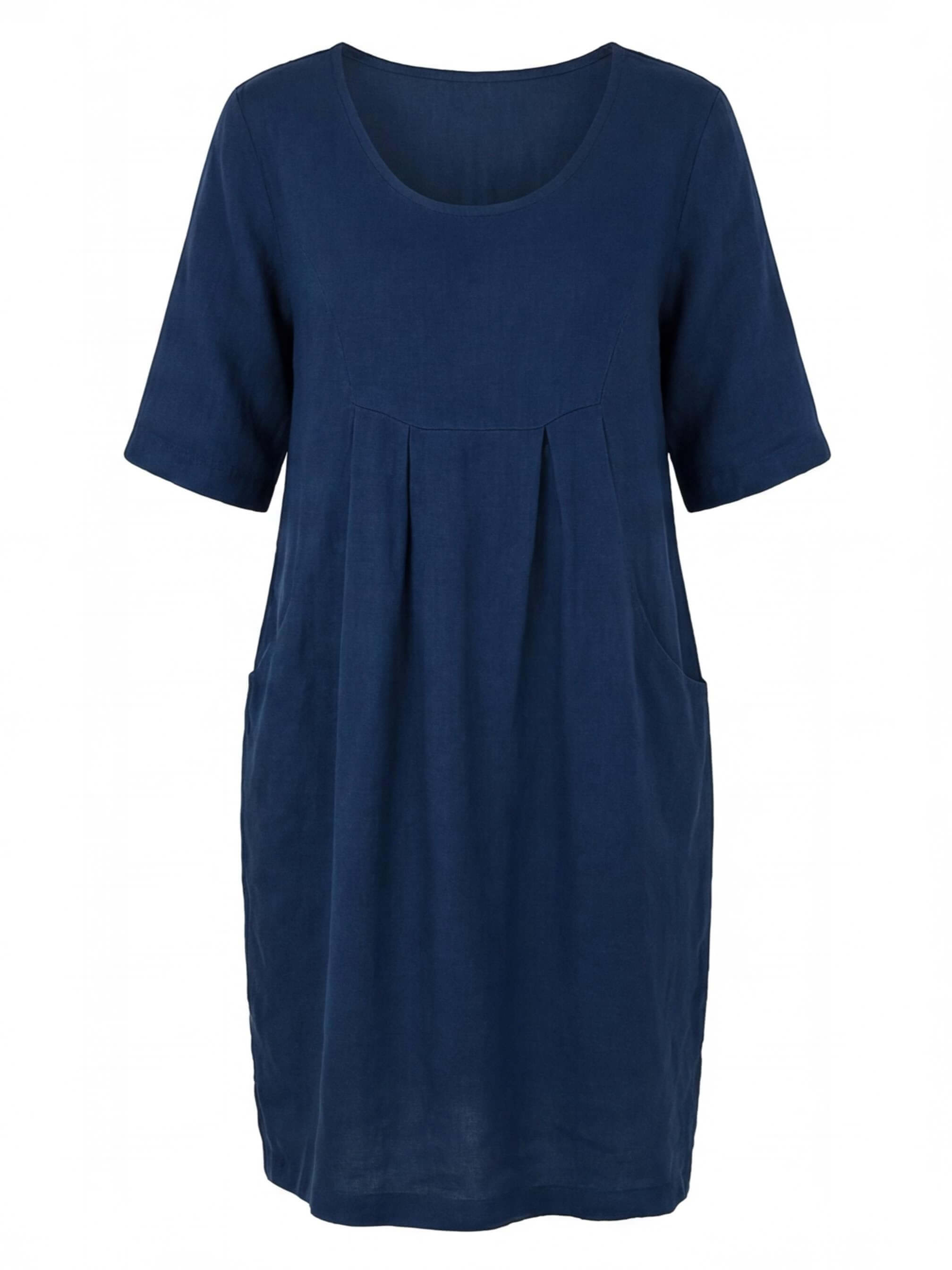 Women’s Scoop Neck Pocket Mini Dress