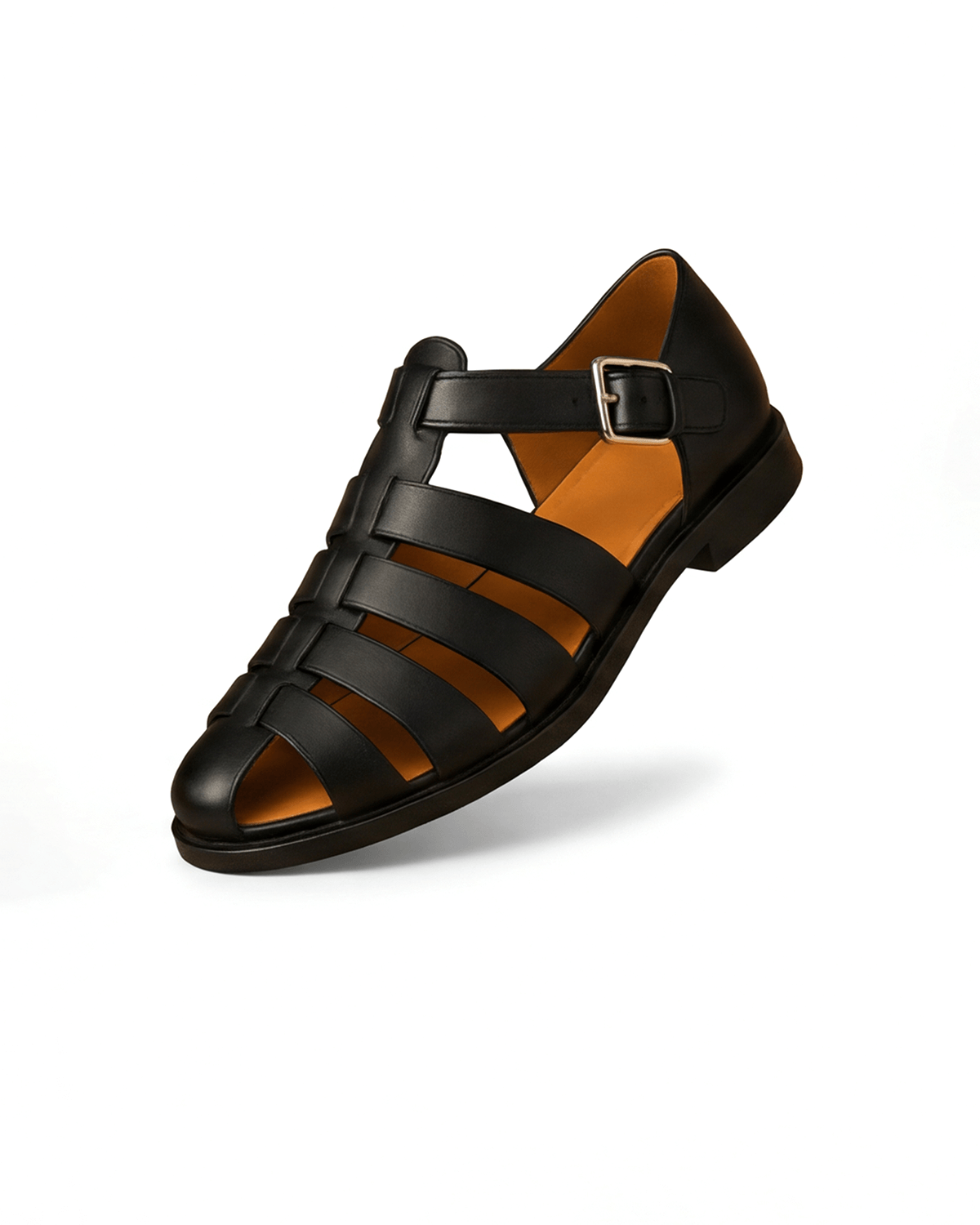 Women’s Flat Sandals- Buckle Fisherman