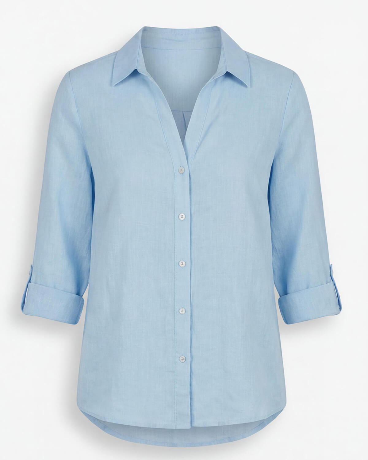 Women’s Breathable Floral Button-Down Blouse
