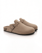 Women’s Flat Clogs- Buckle-Strap