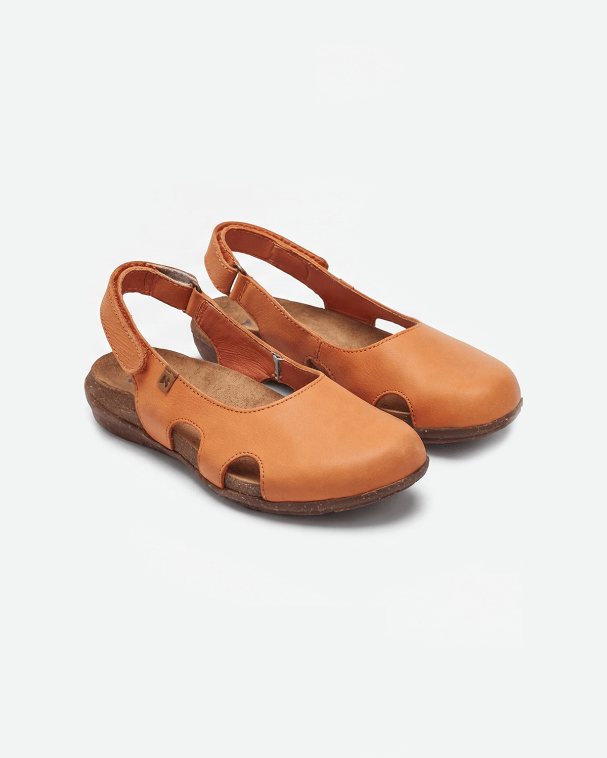 Women’s Flat Sandals- Slingback Cutout