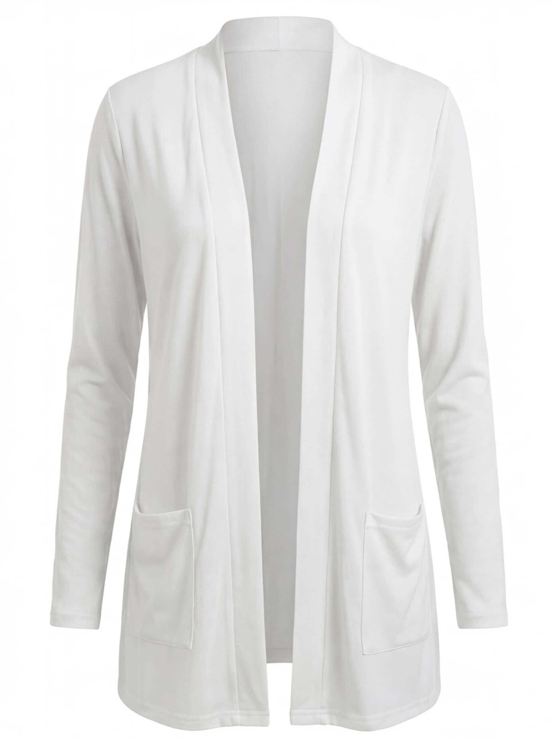 Women’s Modal Open-Front Cardigan – Soft V-Neck & Lightweight