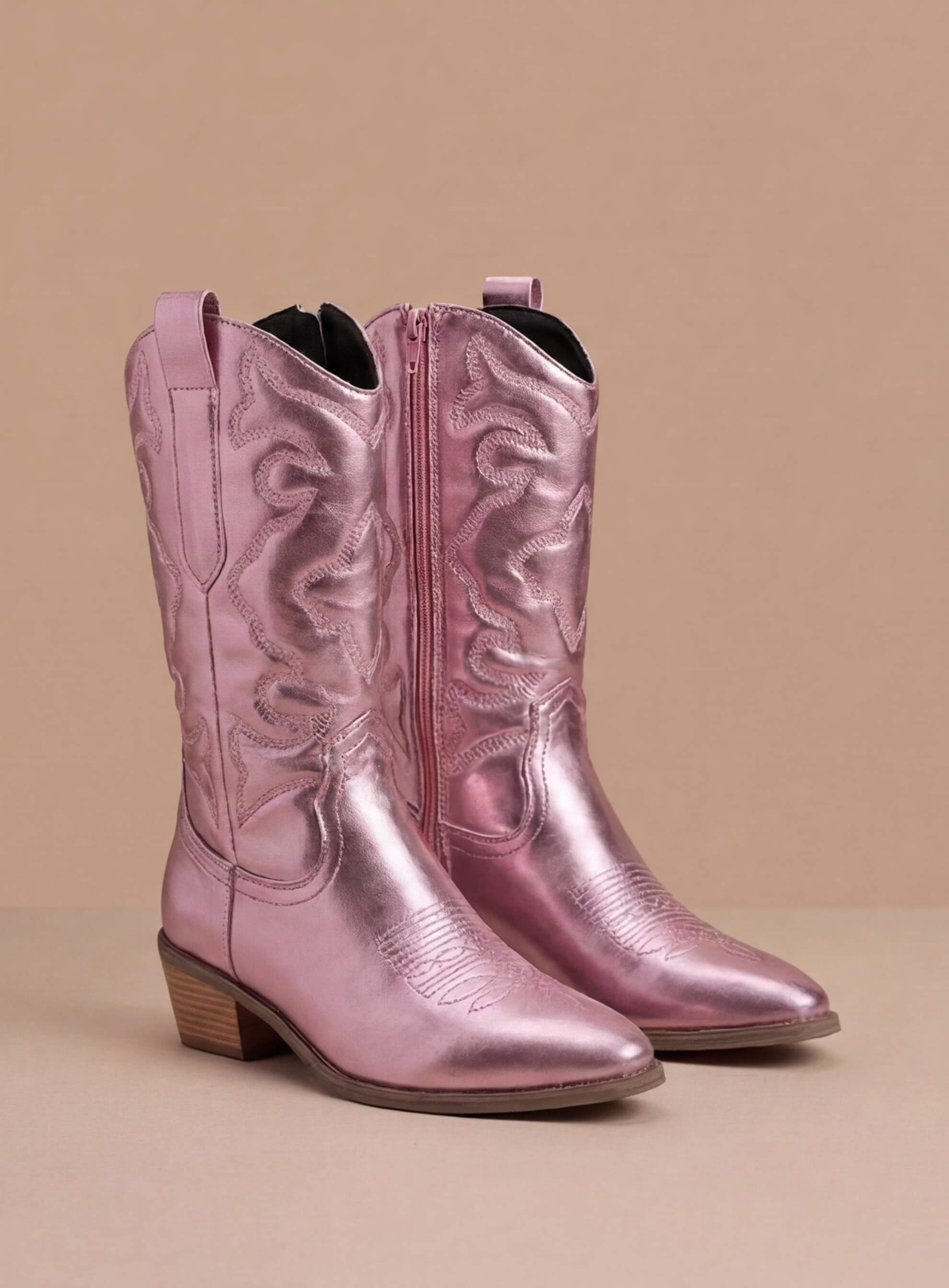 Nova Metallic Western Boots