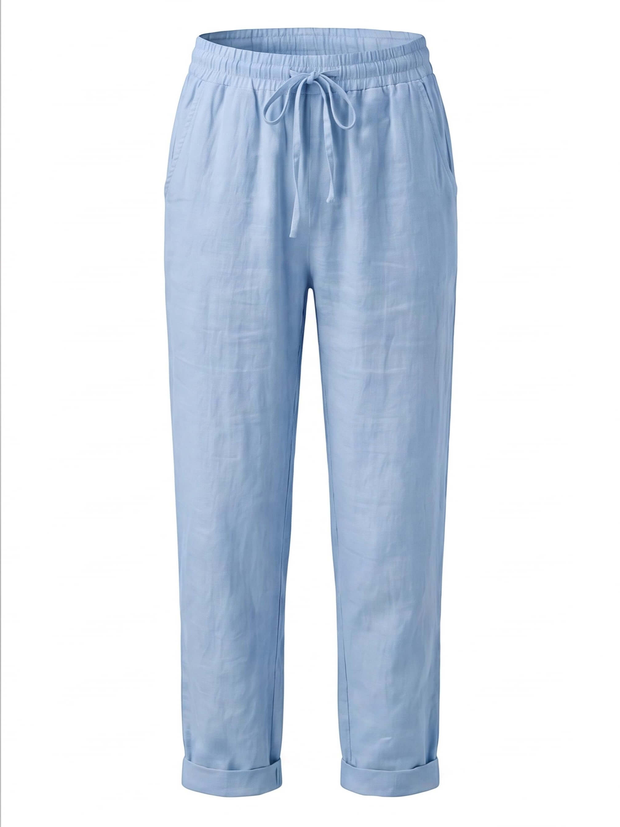 Women’s Drawstring Waist Tapered Trousers