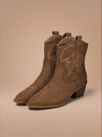 Sage Suede Western Boots