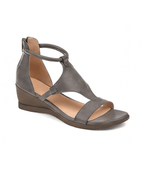 Women’s Wide Strap Ankle-Tie Wedge Sandals