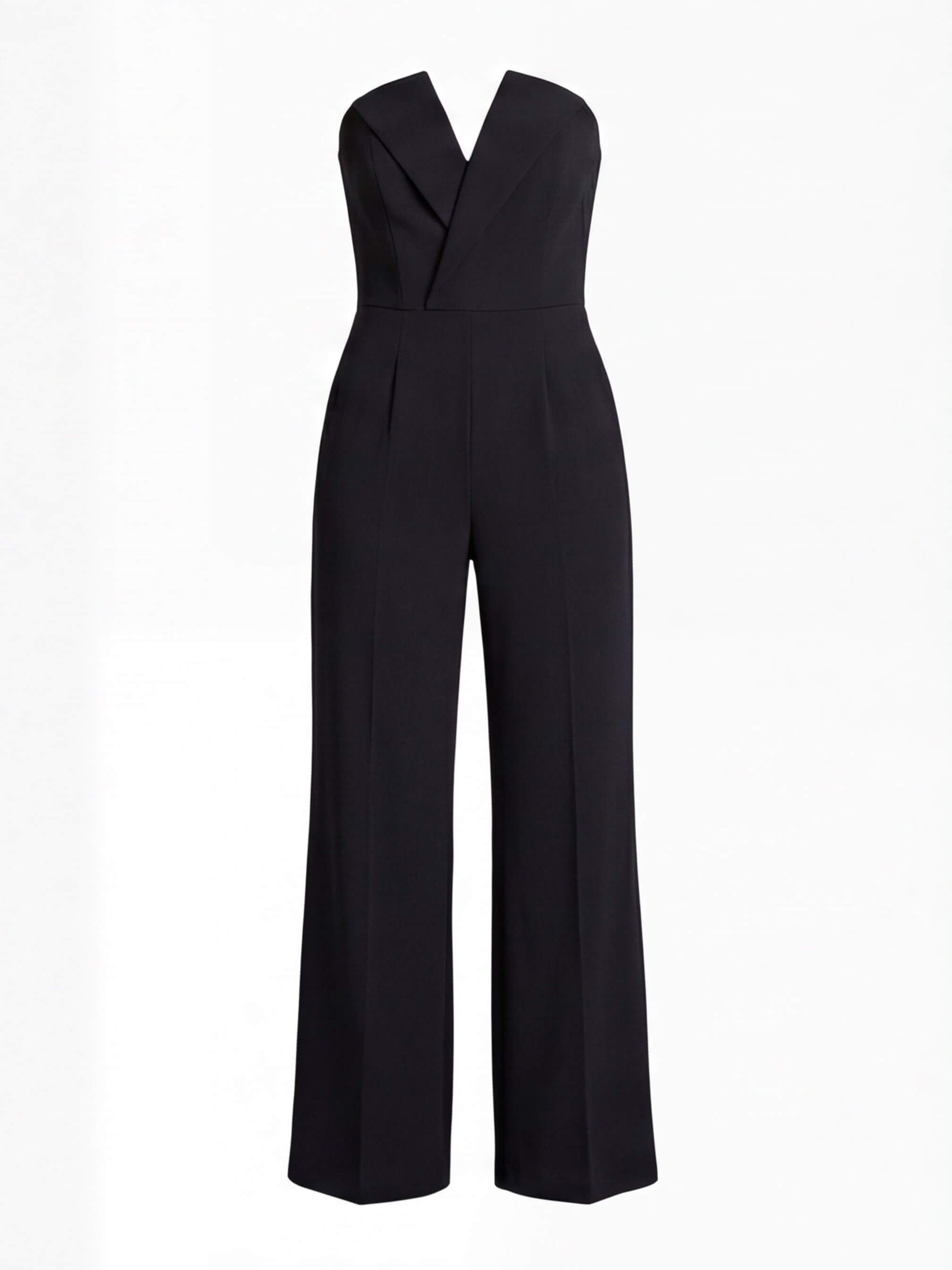 Stylish women's jumpsuit with wide-leg trousers