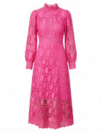 Women’s Elegant Lace Midi Dress – Grace in Lace