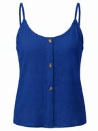 Women’s Button Front Textured Cami Top