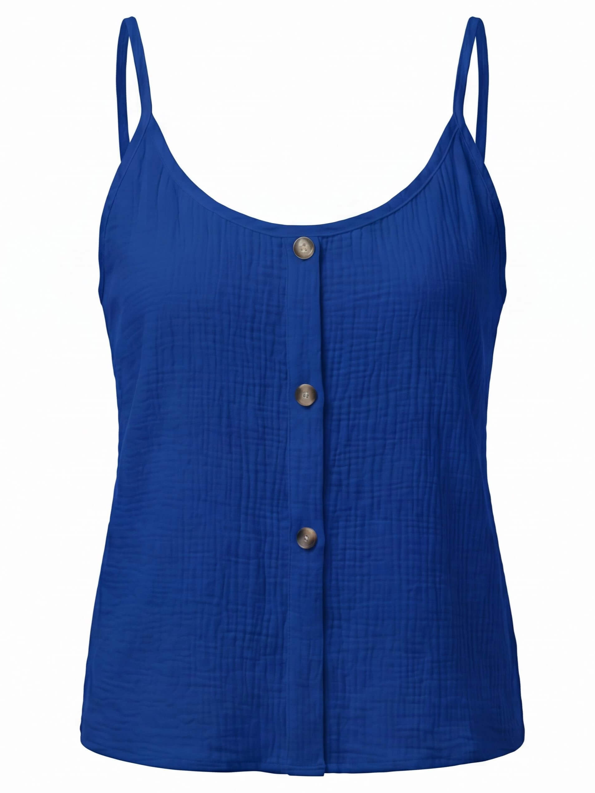 Women’s Button Front Textured Cami Top
