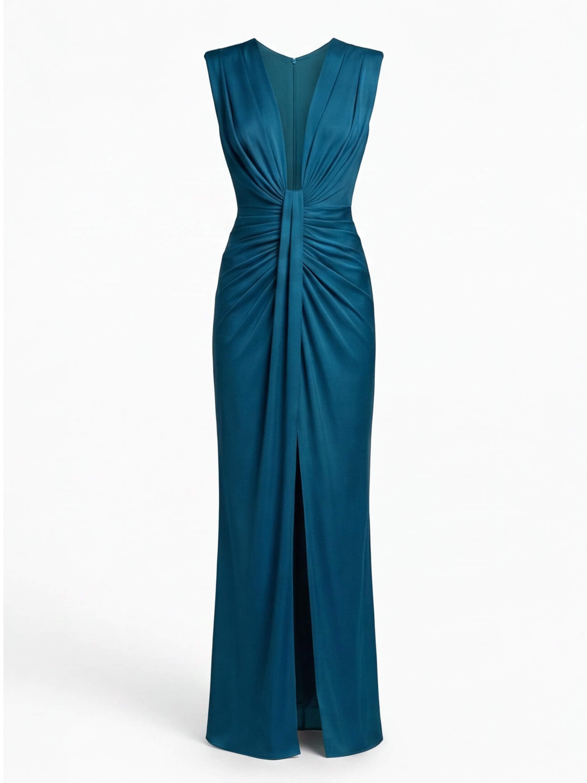 Women’s Elegant Pleated Maxi Dress